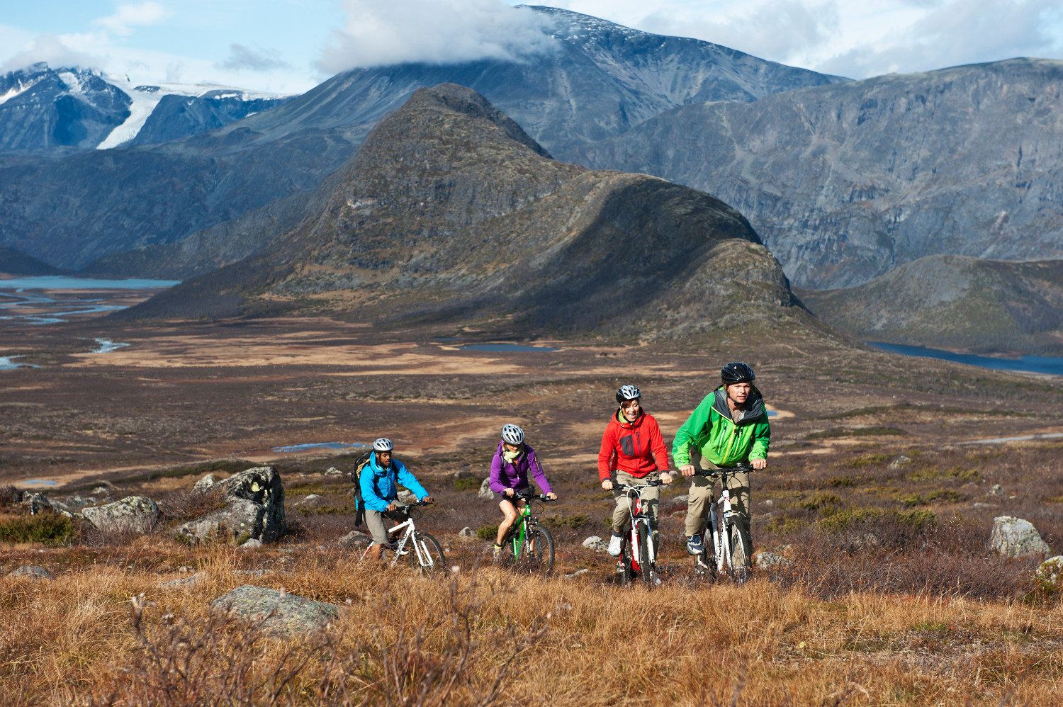Bicycling near Besseggen